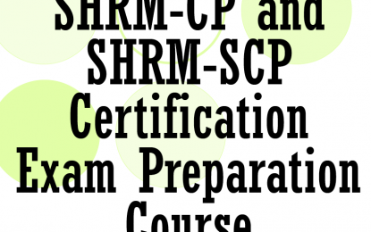 SHRM-CP & SHRM-SCP Certification Course