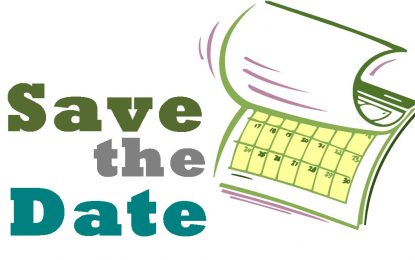 Save the Date for 2020 Events!