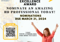 CT HR Excellence Award – Nominations Due March 31st